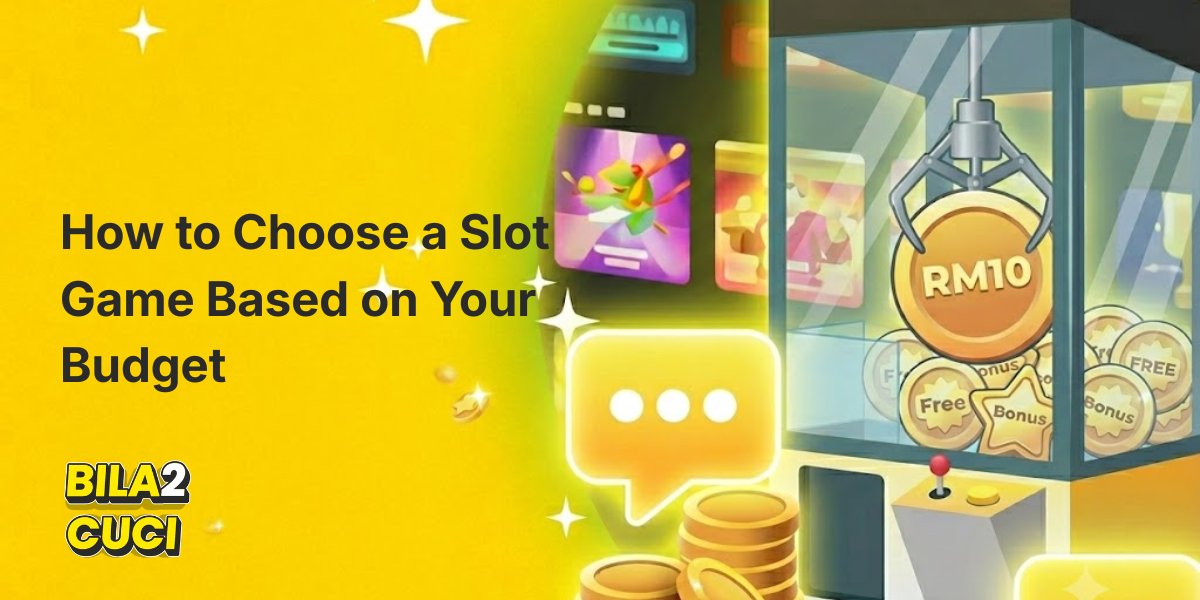 Choose a Slot Game By Budget in Bila2Cuci