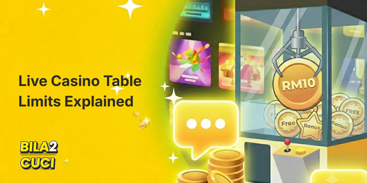 Live Casino Table Limits Explained by Bila2Cuci